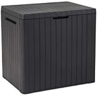 Keter City Box Arcón- Efecto Madera- 44 x 58 x 55 cm